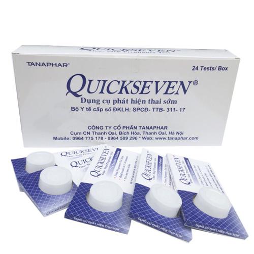 Quickseven Dụng Cụ Phát Hiện Thai Sớm Tanaphar (H/24que)