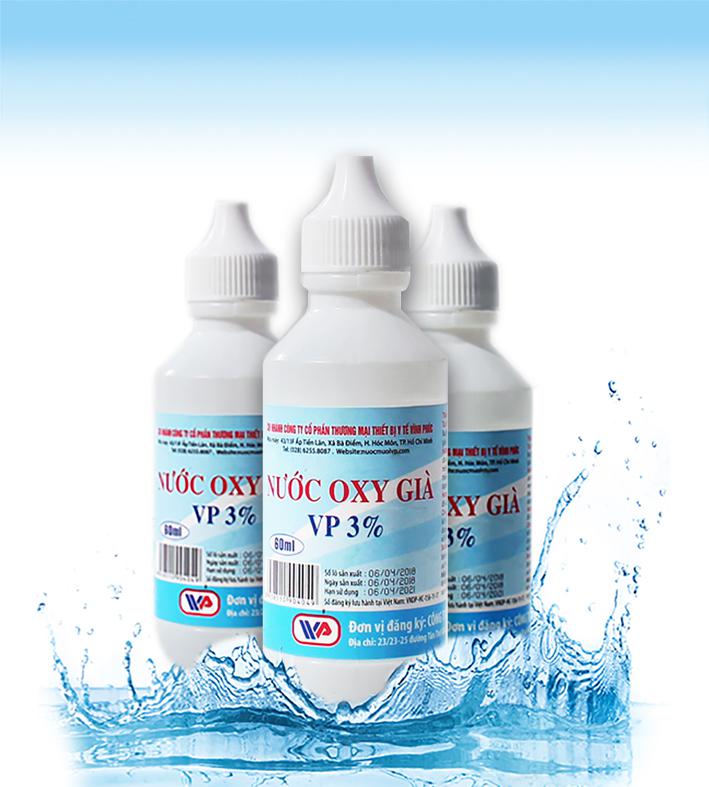 Nước Oxy Già VP 3% Vĩnh Phúc (Lốc/10c/60ml)