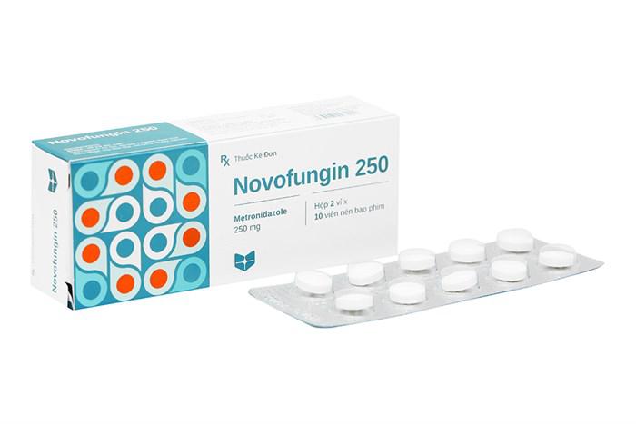 Novofungin 250 (Metronidazole) Stella (Lốc/10h/20v)