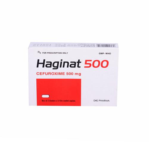 Haginat (Cefuroxim) 500mg DHG Pharma (H/10v)