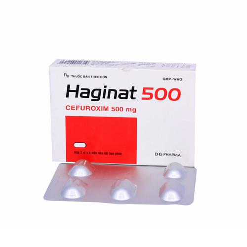 Haginat (Cefuroxim) 500mg DHG Pharma (H/10v)