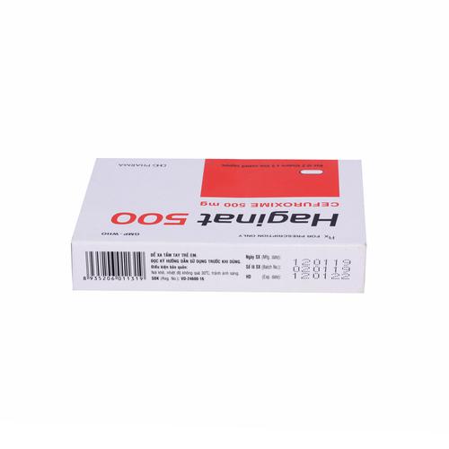 Haginat (Cefuroxim) 500mg DHG Pharma (H/10v)