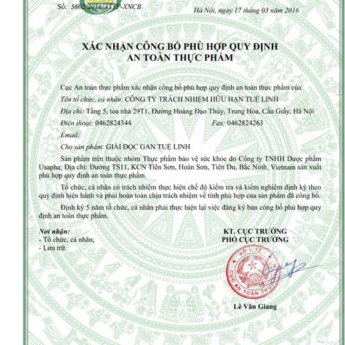 Giải Độc Gan Tuệ Linh (C/60v)