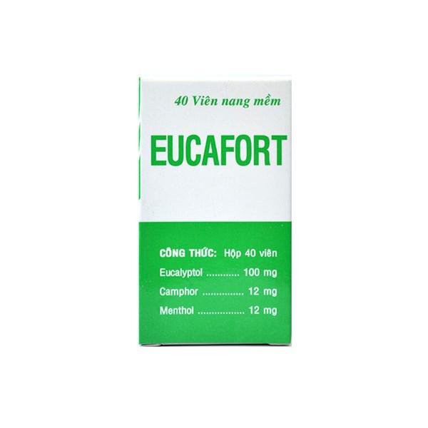 Eucafort (Eucalyptol, Camphor, Menthol) Usa-Nic (Lốc/10c/40v)