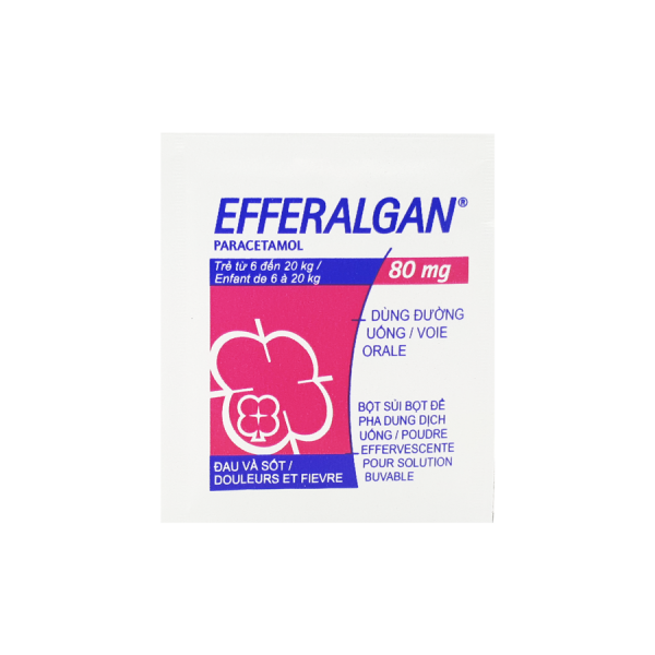 Efferalgan 80mg (Paracetamol) Bristol (H/12g)
