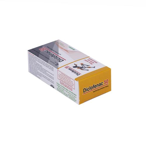 Diclofenac 50 Vacopharm (Lốc/10h/50v)