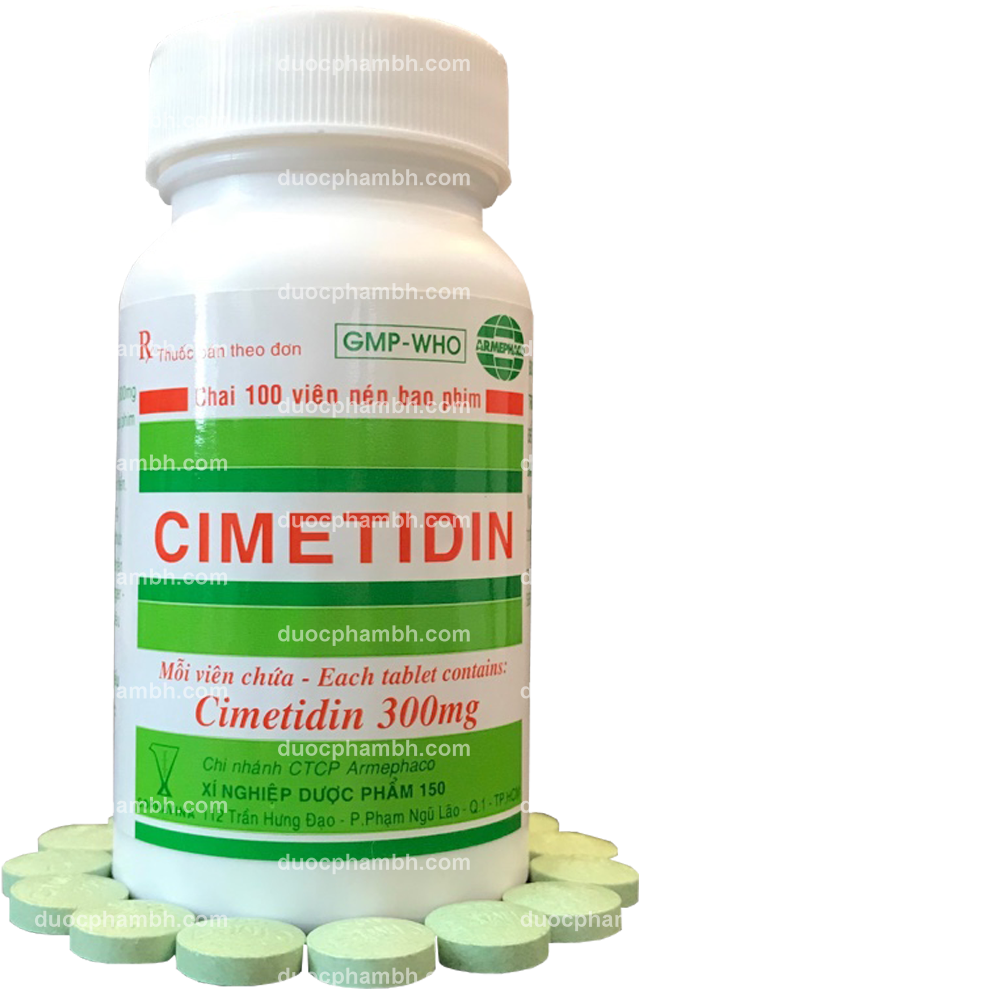 Cimetidin 300mg Armephaco (C/100v)