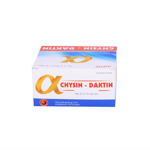 Alpha Chysin-Daktin (Bromelain, Papain) Đắk Tín (H/200v)