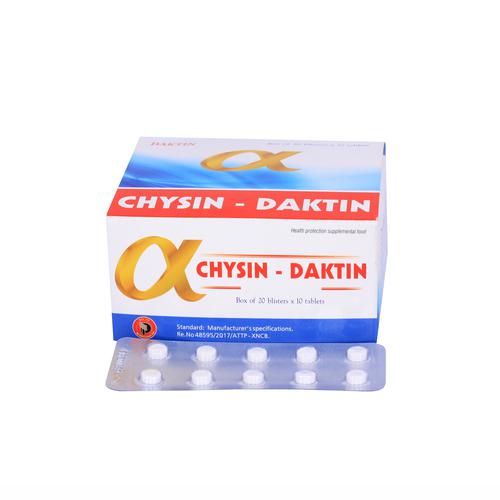 Alpha Chysin-Daktin (Bromelain, Papain) Đắk Tín (H/200v)