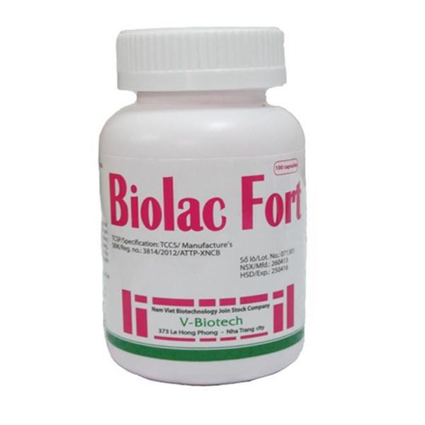 Biolac Fort 500mg V-Biotech (Chai/100v)