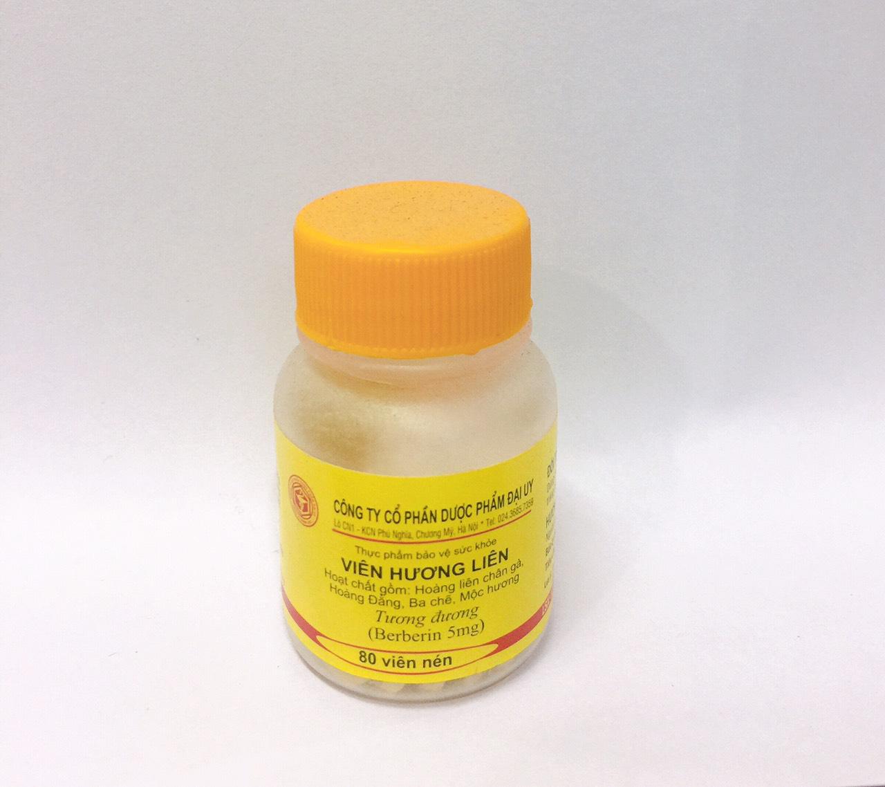 Becberzine Tablets Đại Uy (Lốc/10 chai/80v)