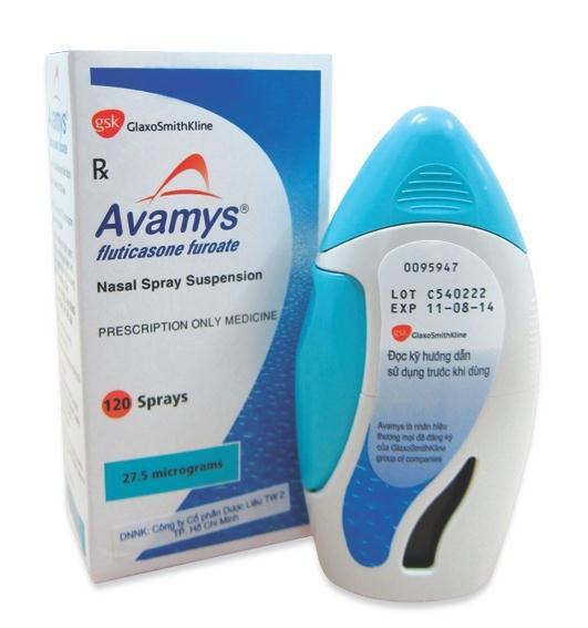 Avamys (Fluticason Furoat) GSK (Chai 120 Liều)