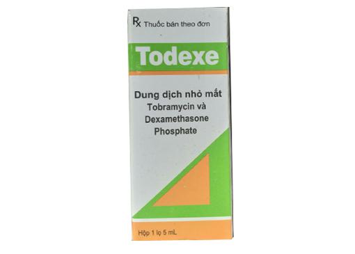 Nhỏ Mắt Todexe (Tobramycin, Dexamethason) Bharat (Lốc/10c/5ml)