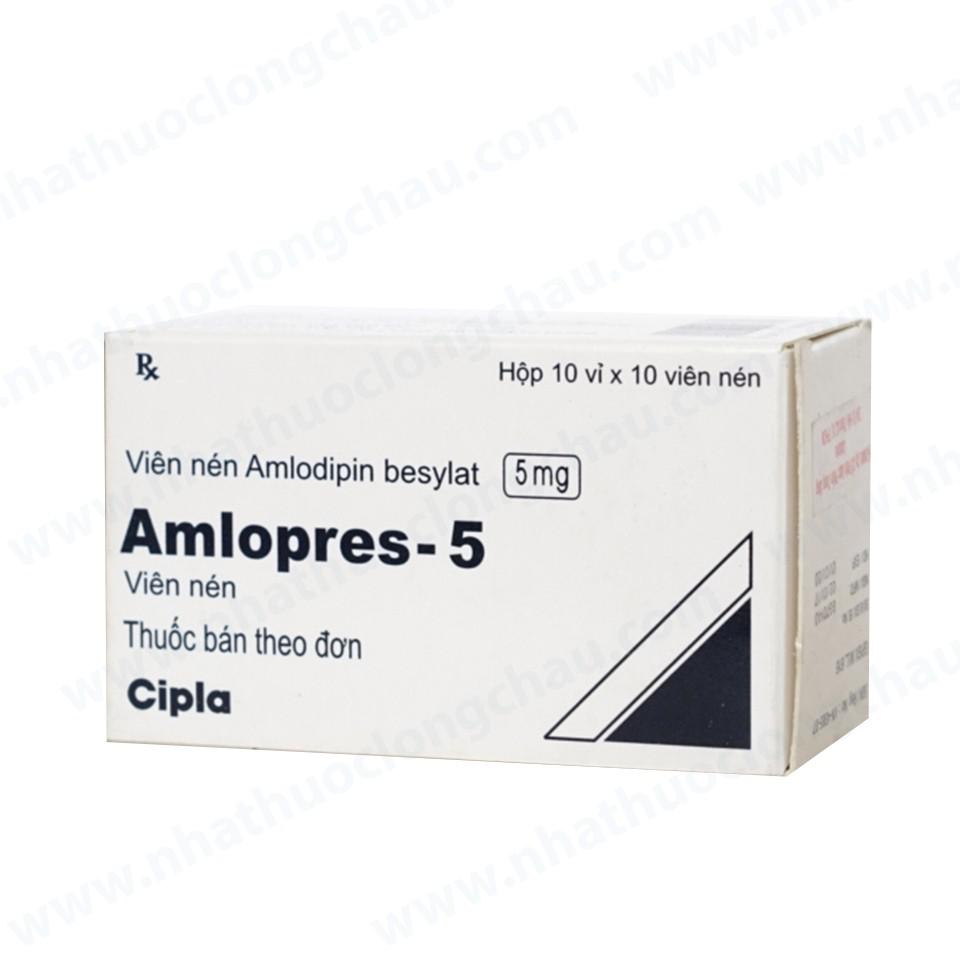 Amlopres-5 (Amlodipin) Cipla (H/100v)