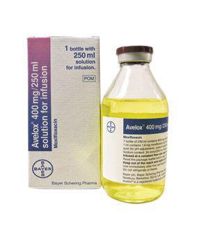 Avelox 400mg/250ml (Moxifloxacin) Bayer (C/250ml)