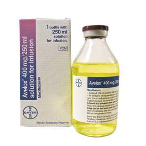 Avelox 400mg/250ml (Moxifloxacin) Bayer (C/250ml)