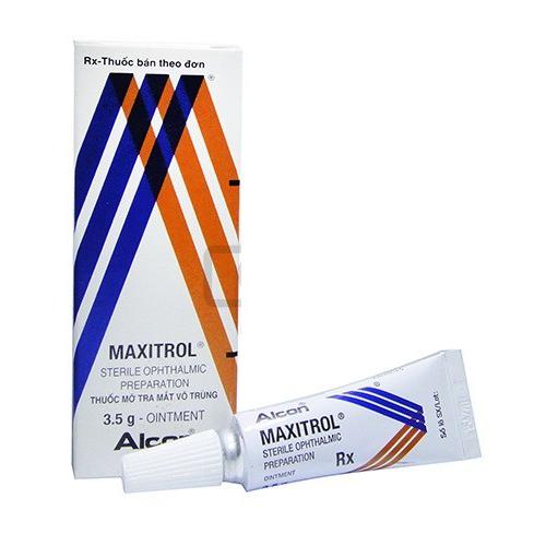 Maxitrol (Polymyxin B, Dexamethason, Neomycin) Alcon (Lốc/5chai/3,5gr)