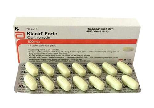 Klacid Fort (Clarithromycin) 500 Abbott (H/14v)