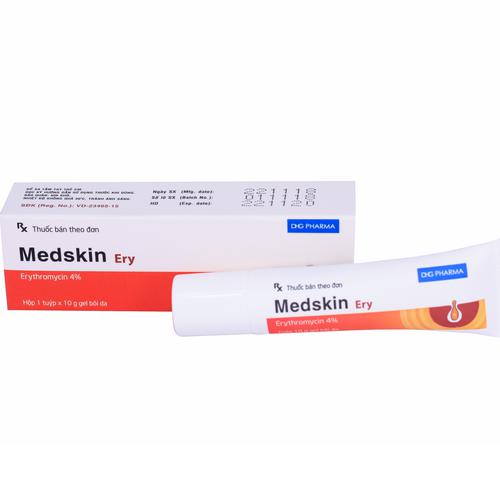 Medskin (Erythromycin) 4% DHG Pharma (Tuýp/10gr)