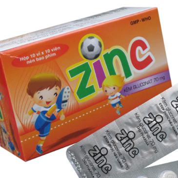 Kẽm Zinc 70mg DHG (H/100v)