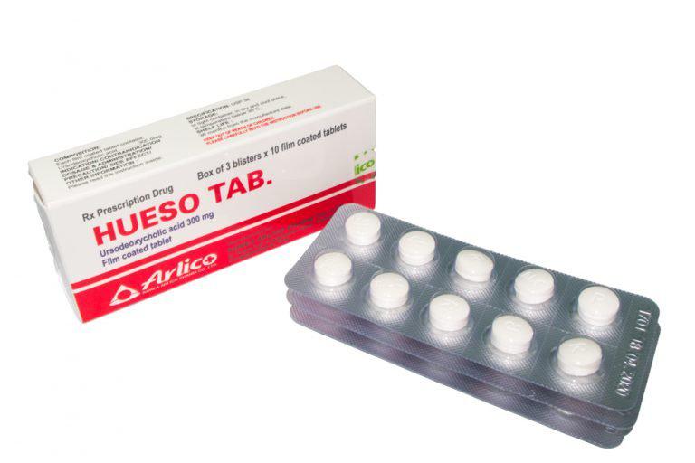 Hueso Tab 300 (Ursodeoxycholic Acid) Arlico (H/30v)