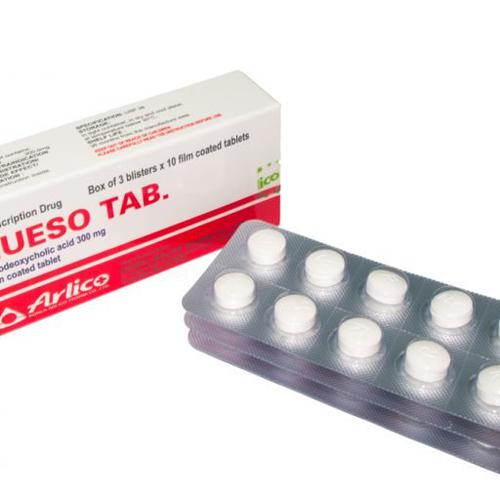 Hueso Tab 300 (Ursodeoxycholic Acid) Arlico (H/30v)