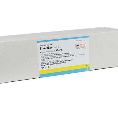Pipolphen (Promethazine) 50mg/2ml Egis (Hộp 100 ống x2ml)
