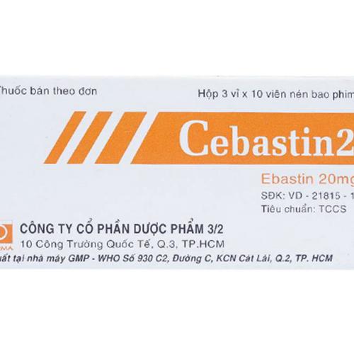 Cebastin (Ebastin) 20mg DP 3/2 (H/30v)