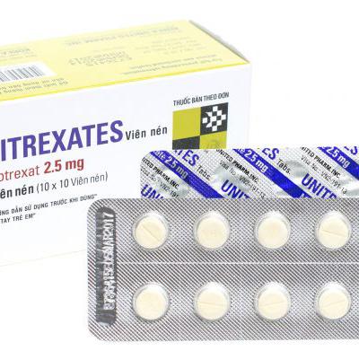 Unitrexates (Methotrexat) 2.5mg Korea United Pharm (H/100v)