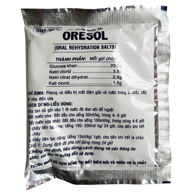 Oresol Trắng PP Pharco (Thùng/100 gói)