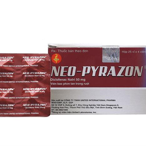 Neo-Pyrazon (Diclofenac Natri) United (H/100v)