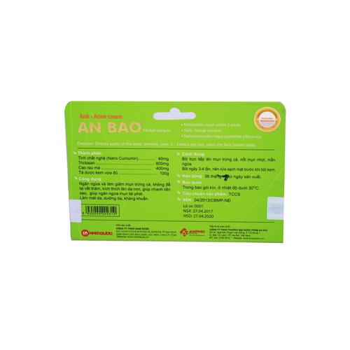 Kem Ngừa Mụn An Bảo An Phú (Tuýp/15gr)