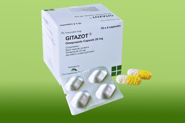 Gitazot 20 (Omeprazol) Globe (H/100v)