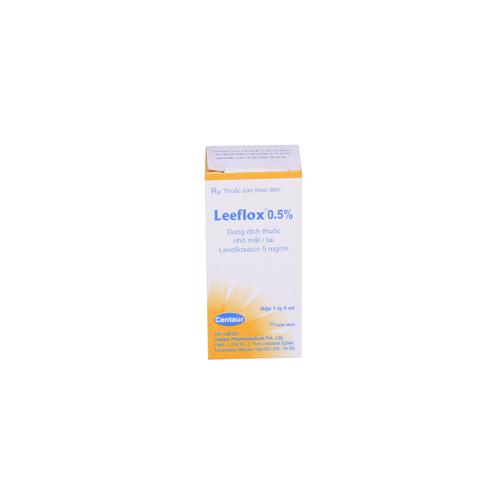 Leeflox 0.5% (Levofloxacin) Centaur (Lốc/10c/5ml)