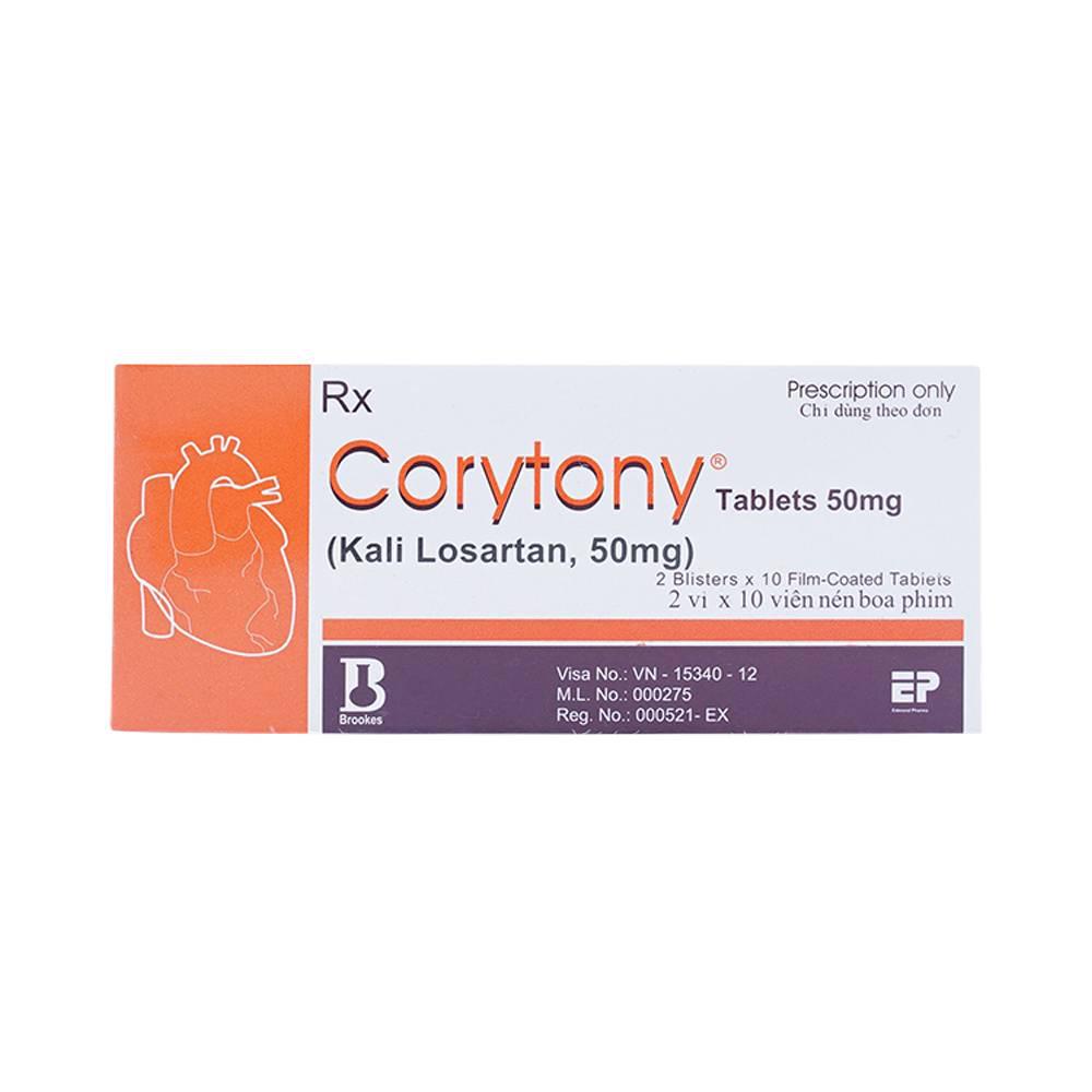 Corytony 50 (Losartan) Bookes (H/20v)