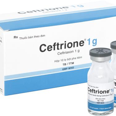 Ceftrione 1g (Ceftriaxon) Bidiphar (H/10c/10ml)