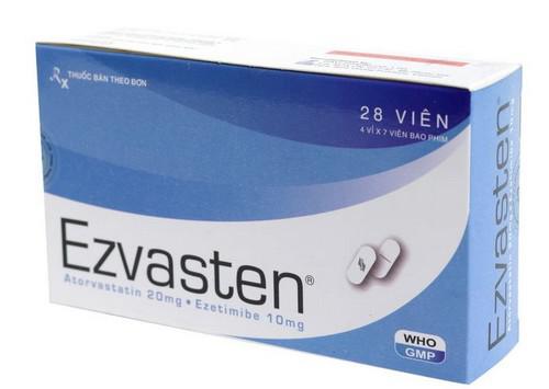 Ezvasten (Atorvastatin, Ezetimibe) Davipharm (H/28v)