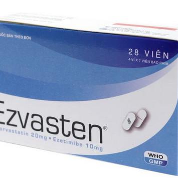 Ezvasten (Atorvastatin, Ezetimibe) Davipharm (H/28v)