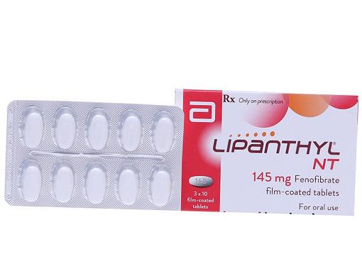 Lipanthyl NT 145mg (Fenofibrate) Abbott (h/30v)