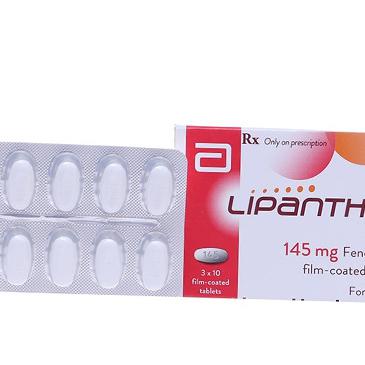 Lipanthyl NT 145mg (Fenofibrate) Abbott (h/30v)