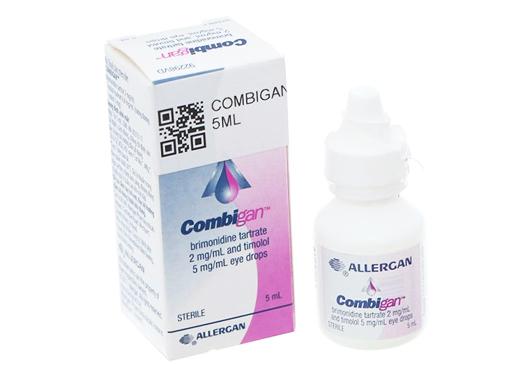 Combigan eye (Brimonidine, Timolol) Allergan (C/5ml)