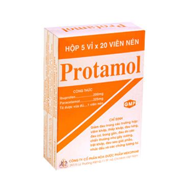 Protamol (Paracetamol, Ibuprofen) Mekophar (H/100v)