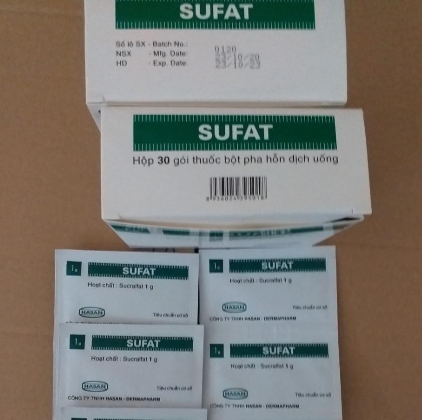 Sufat Sucralfat 1g Hasan (H/30gói/2g)