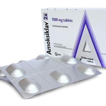Amoksiklav 2x 1000mg (Amoxicillin, Acid Clavulanic) Lek (H/10v)