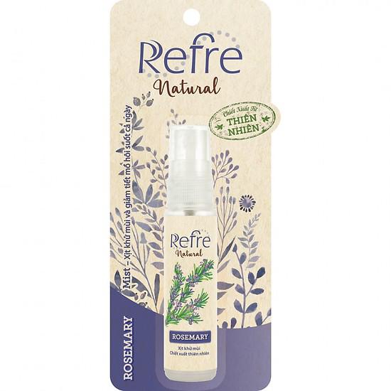 Xịt Khử Mùi Refre Natural Rosemary (C/30ml) (Tím)