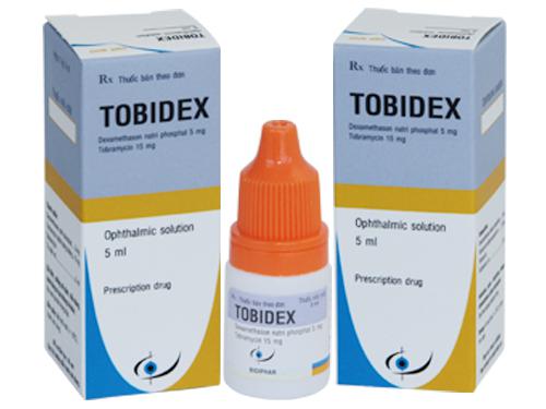 Nhỏ Mắt Tobidex (Tobramycin, Dexamethason) Bidiphar (Lốc/10c/5ml)