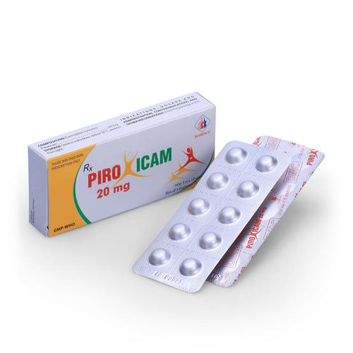 Piroxicam 20mg Domesco (Lốc/10h/30v)
