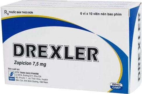 Drexler (Zopiclon) 7.5mg Davipharm (H/60v)