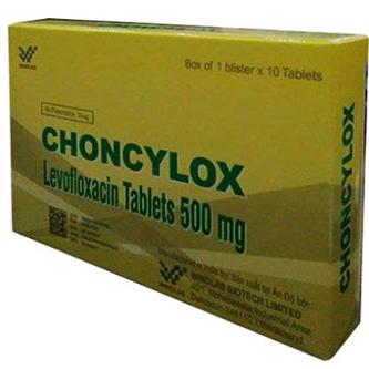 Choncylox (Levofloxacin) 500mg Windlas (H/10v)