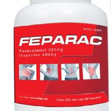 Feparac (Paracetamol, Ibuprofen) US Pharma (C/200v)